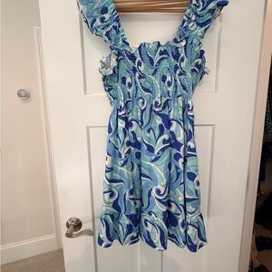 Blue and White Elizabeth Nap Dress